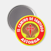 Astorga Magnet (Vorderseite/Rückseite)