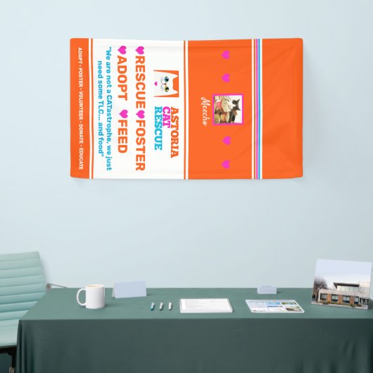 ASTORIA CAT-RETTUNGS-FAHNE BANNER (Messeveranstaltung)