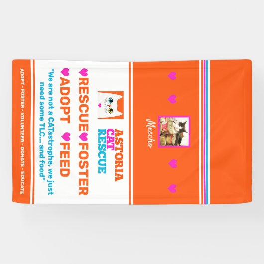 ASTORIA CAT-RETTUNGS-FAHNE BANNER (Horizontal)