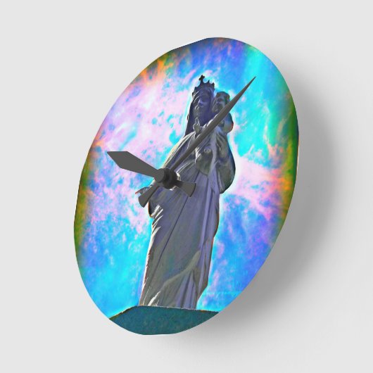 Astoria Graveyard Runde Wanduhr (Winkel)