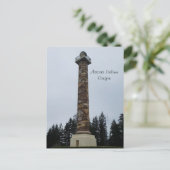 Astoria-Kolonne an der Küste von Oregon Postkarte (Stehend Vorderseite)