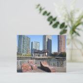 Astoria/ Long Island City Gebäude Postkarte (Stehend Vorderseite)