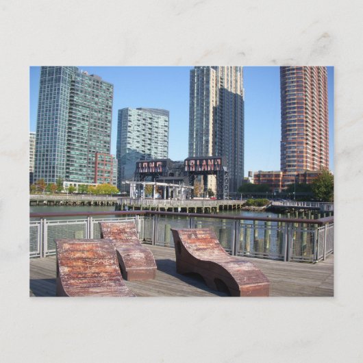 Astoria/ Long Island City Gebäude Postkarte (Vorderseite)