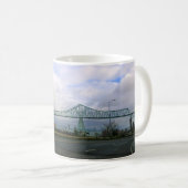 Astoria-Megler-Brücke, Astoria, Oregon Kaffeetasse (VorderseiteRechts)