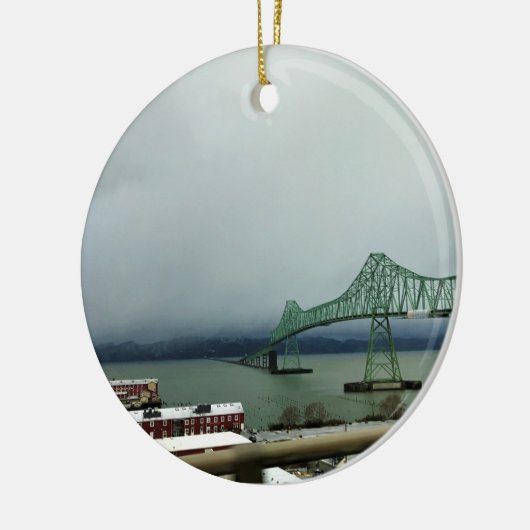 Astoria-Megler-Brücke, Astoria, Oregon Keramik Ornament (Links)