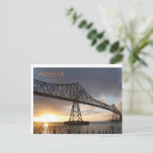 Astoria-Megler-Brücke Postkarte (Stehend Vorderseite)