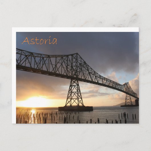 Astoria-Megler-Brücke Postkarte (Vorderseite)