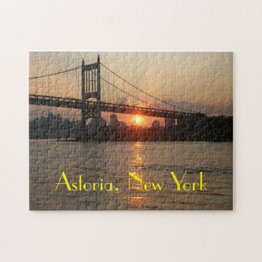 Astoria, NY Jigsaw Puzzle mit RFK Bridge (Horizontal)
