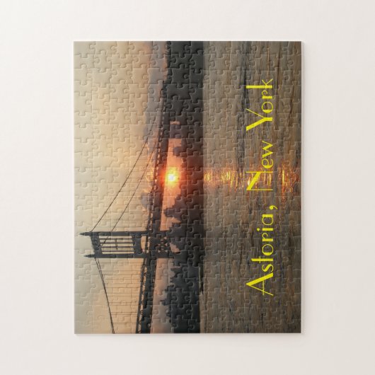 Astoria, NY Jigsaw Puzzle mit RFK Bridge (Vertikal)