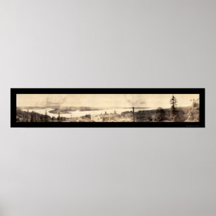 Astoria, ODER South View Foto 1912 Poster