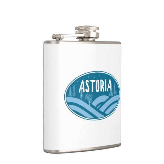 Astoria Oregon Außenbereich Flachmann (Rechts)