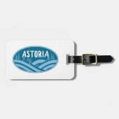 Astoria Oregon Außenbereich Gepäckanhänger (Vorderseite horizontal)