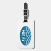 Astoria Oregon Außenbereich Gepäckanhänger (Vorderseite vertikal)