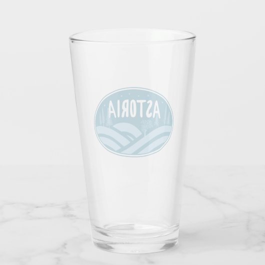 Astoria Oregon Außenbereich Glas (Rückseite)