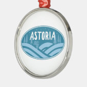 Astoria Oregon Außenbereich Ornament Aus Metall (Links)