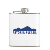 Astoria Oregon Bitte Flachmann (Vorderseite)