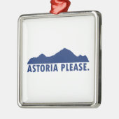 Astoria Oregon Bitte Ornament Aus Metall (Links)