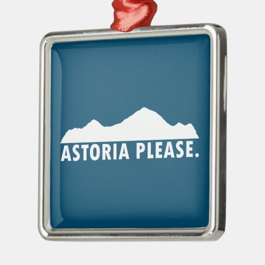 Astoria Oregon Bitte Ornament Aus Metall (Links)