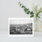 Astoria, Oregon Business Section und Waterfront Postkarte (Stehend Vorderseite)