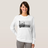Astoria, Oregon Feuer-Ansicht von Weinard Hotel T-Shirt (Vorne ganz)
