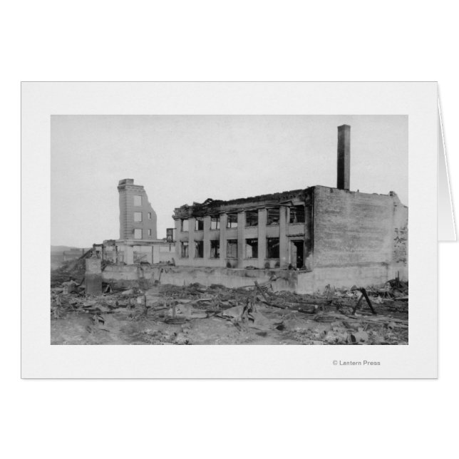 Astoria, Oregon Feueransicht von Astoria Natl. Ban (Vorderseite (Horizontal))