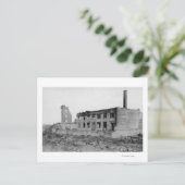 Astoria, Oregon Feueransicht von Astoria Natl. Ban Postkarte (Stehend Vorderseite)