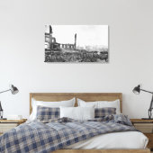 Astoria, Oregon Fire View of Exchange St. Leinwanddruck (Insitu (Schlafzimmer))