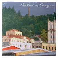 Astoria Oregon große (6" X 6") Keramik-Foto-Fliese