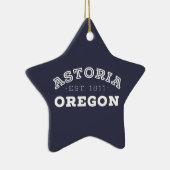 Astoria Oregon Keramik Ornament (Rechts)
