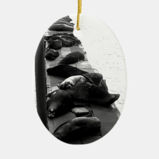 Astoria, Oregon Keramik Ornament (Vorne)