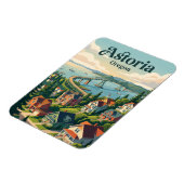 Astoria, Oregon Magnet (Linke Seite)