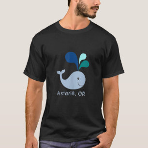 Astoria Oregon Niedlich Whale Lover Cartoon Tank T