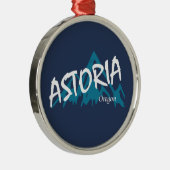 Astoria Oregon Ornament Aus Metall (Rechts)