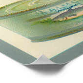 Astoria, Oregon - Palmlachs-Case-Label Poster (Ecke)