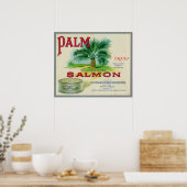 Astoria, Oregon - Palmlachs-Case-Label Poster (Küche)