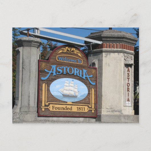 Astoria, Oregon Postkarte (Vorderseite)