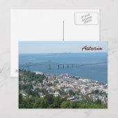 Astoria, Oregon Postkarte (Vorne/Hinten)