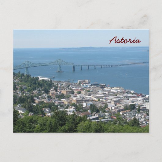 Astoria, Oregon Postkarte (Vorderseite)