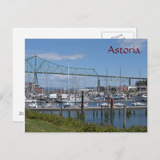 Astoria, Oregon Postkarte (Vorne/Hinten)