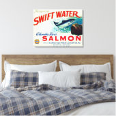 Astoria, Oregon - Thompsons Swift Water Lmon Leinwanddruck (Insitu (Schlafzimmer))