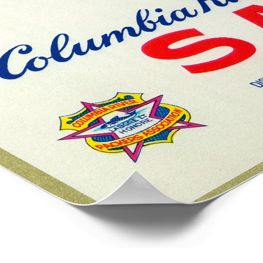 Astoria, Oregon - Thompsons Swift Water Lmon Poster (Ecke)