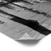 Astoria, Oregon Wasserfront Sicht auf die Fischere Poster (Ecke)