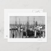 Astoria, Oregon Wasserfront Sicht auf die Fischere Postkarte (Vorne/Hinten)