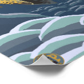 Astoria, OregonCutthroat-Forelle Querschnittsaufga Poster (Ecke)