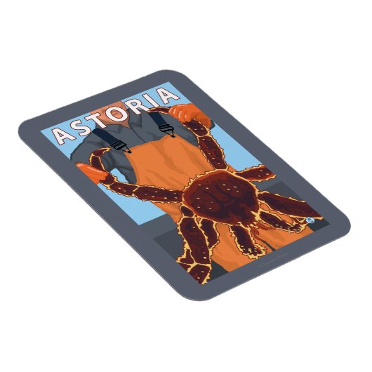 Astoria, OregonKing Crab Magnet (Rechte Seite)