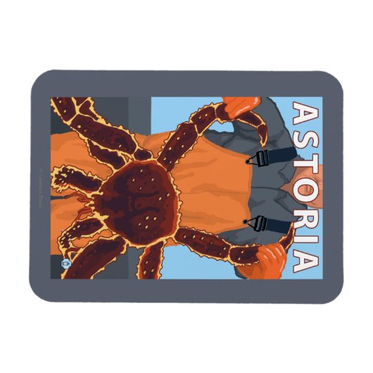 Astoria, OregonKing Crab Magnet (Horizontal)