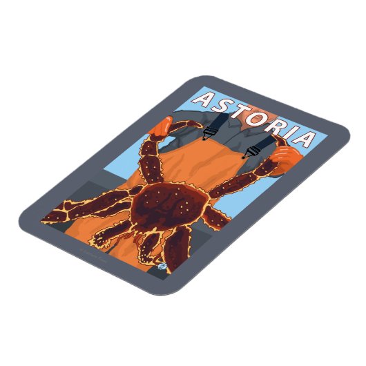 Astoria, OregonKing Crab Magnet (Linke Seite)