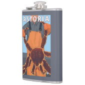 Astoria, OregonKing Krabbe Flachmann (Links)