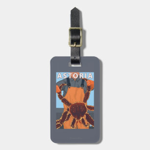 Astoria, OregonKing Krabbe Gepäckanhänger