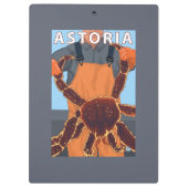 Astoria, OregonKing Krabbe Klemmbrett (Rückseite)